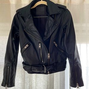 All Saints Balfern Leather Biker Jacket